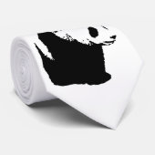 Pop Art Panda Neckwear Krawatte (Gerollt)