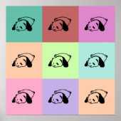 Pop Art Panda Poster (Vorne)