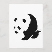 Pop Art Panda Postkarte (Vorderseite)