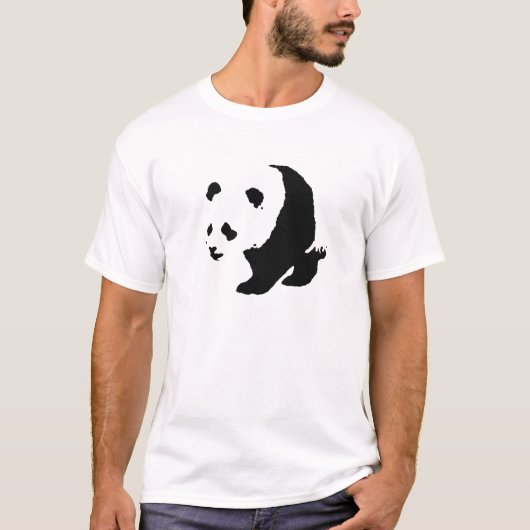 Pop Art Panda T-Shirt (Vorderseite)