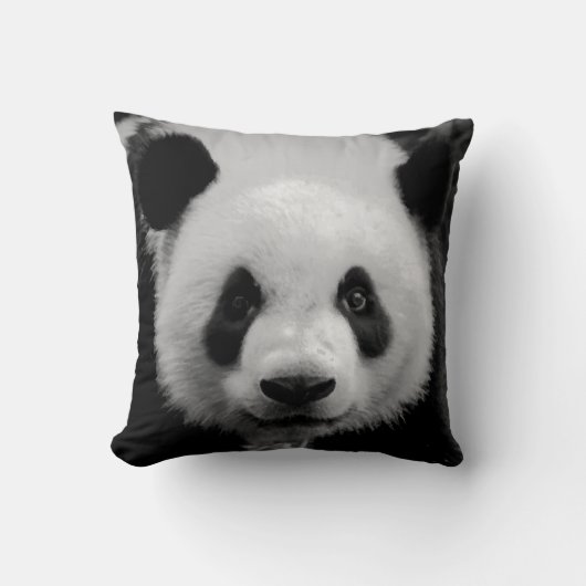 Pop Art Panda Throw Kissen (Vorderseite)
