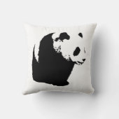 Pop Art Panda Throw Kissen (Rückseite)