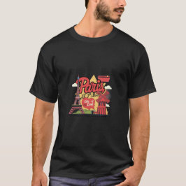Pop Art Paris Design T-Shirt