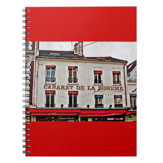 Pop Art Paris Notizblock (Vorderseite)