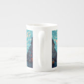 Pop Art Paris - Retro City Porzellantasse (Rückseite)