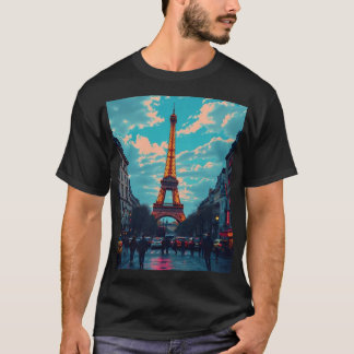 Pop Art Paris - Retro City T-Shirt