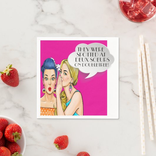 Pop Art Party oder Business Cocktail Napkins Serviette (Beispiel)