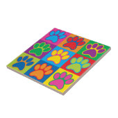 Pop Art Paws Fliese (Seite)