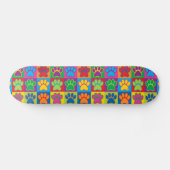Pop Art Paws Skateboard (Horizontal)
