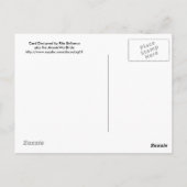 Pop Art People Collage Postkarte (Rückseite)