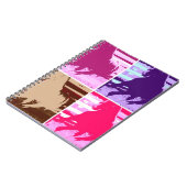 Pop Art Pferde Notizblock (Linke Seite)