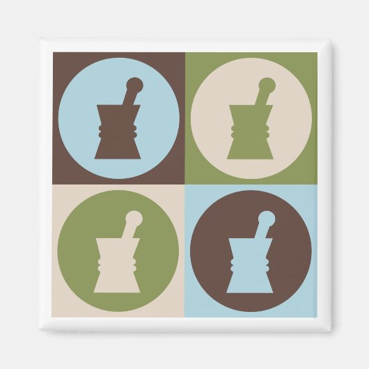 Pop Art Pharmakologie Magnet (Vorne)