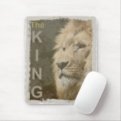Pop Art Picture Lion Head of The King anpassen Mousepad (Mit Mouse)
