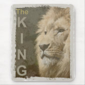 Pop Art Picture Lion Head of The King anpassen Mousepad (Vorne)
