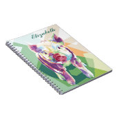 Pop Art Pig Personalisiertes Notebook Notizblock (Rechte Seite)
