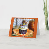 Pop-Art-Pilger-Cupcakes Karte (Vorderseite)