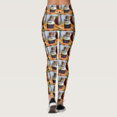 Pop Art Pilgrim Cupcakes Leggings (Rückseite)