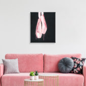 Pop Art Pink Ballet Schuhe Leinwanddruck (Insitu (Wohnzimmer))
