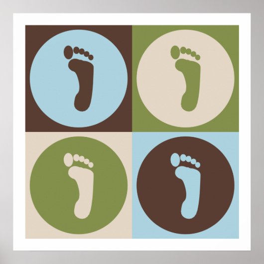 Pop Art Podiatrie Poster (Vorne)