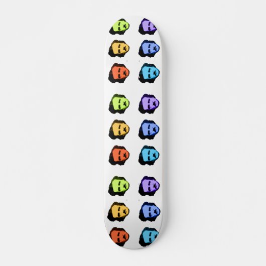Pop Art Poe Skateboard (Vorne)