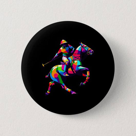 Pop Art Polo Ristorante della Carrà Button (Vorderseite)