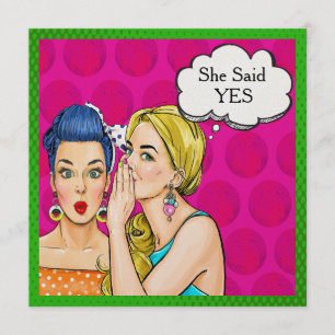 Pop Art Polterabend / Einladung zum Geburtstag