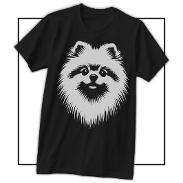 Pop Art Pomeranian Benutzerdefinierter Name Und #  T-Shirt