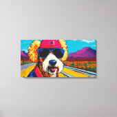 POP ART POODLE 5 LEINWANDDRUCK (Vorderseite)