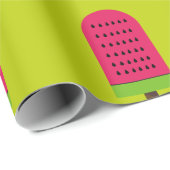 Pop Art popsicle fruchtige Wassermelone Geschenkpapier (Rolleneckpunkt)