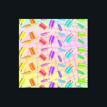 POP ART POPSICLES LEINWANDDRUCK<br><div class="desc">Ein Regenbogen von coolen POPSICLES in Retro-Stil, 60er Pop Kunstgrafik. Ideal für Eisdielen, Küchen oder als lustige Grafik für ein kleines Zimmer. Kinder werden die Liebe der Farben und Erwachsene werden die Liebe des Kitsch!</div>