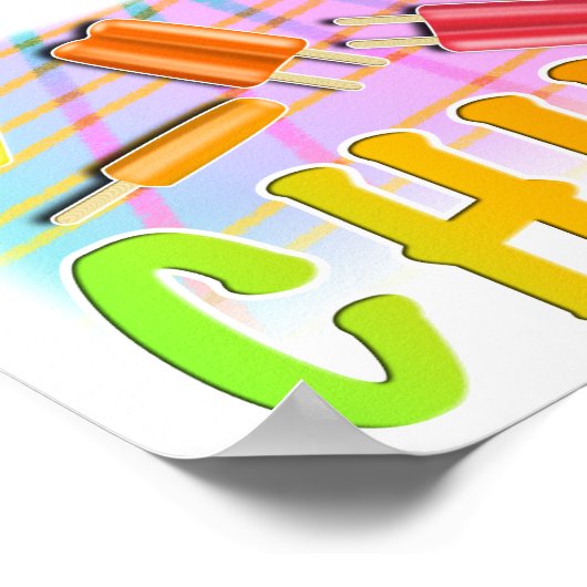 POP ART POPSICLES POSTER (Ecke)