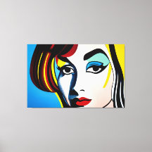 Pop Art Portrait Canvas