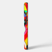Pop Art Portrait Case-Mate iPhone Hülle (Rückseite / Links)