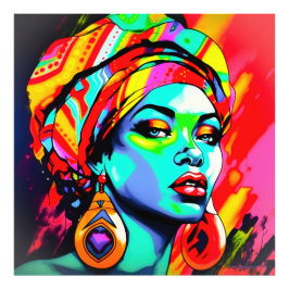 Pop Art Portrait Fotodruck