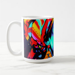 Pop Art Portrait Kaffeetasse