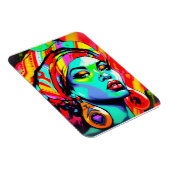 Pop Art Portrait Magnet (Rechte Seite)