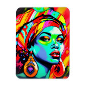 Pop Art Portrait Magnet (Vertikal)