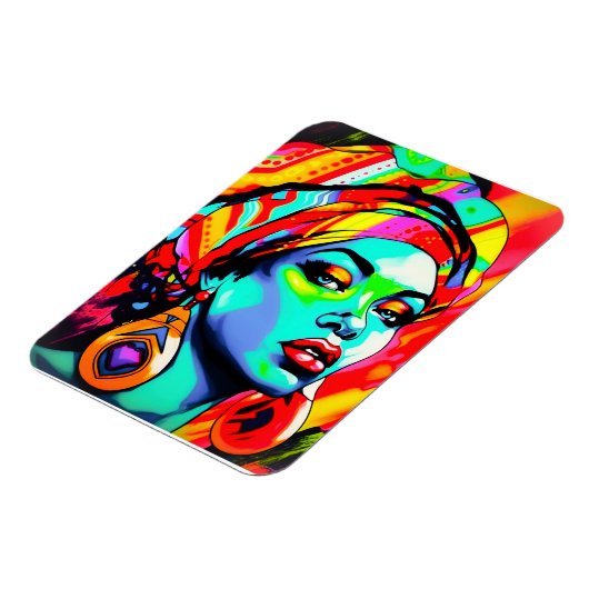 Pop Art Portrait Magnet (Linke Seite)