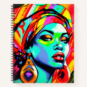 Pop Art Portrait Notizblock
