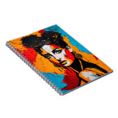 Pop Art Portrait Notizblock (Rechte Seite)