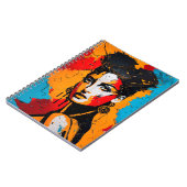 Pop Art Portrait Notizblock (Linke Seite)