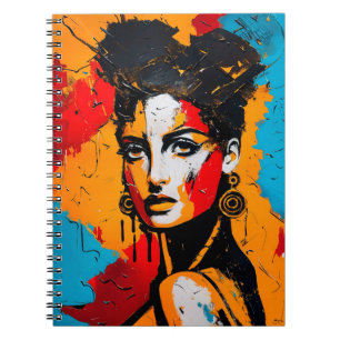 Pop Art Portrait Notizblock