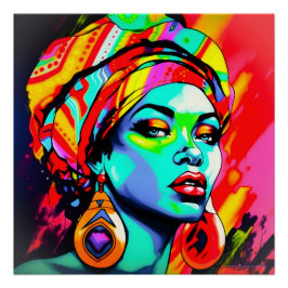 Pop Art Portrait Poster