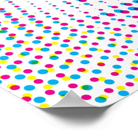 Pop Art Portrait Poster (Ecke)