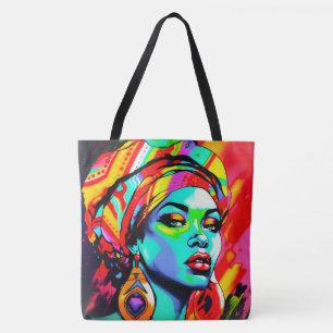 Pop Art Portrait Tasche