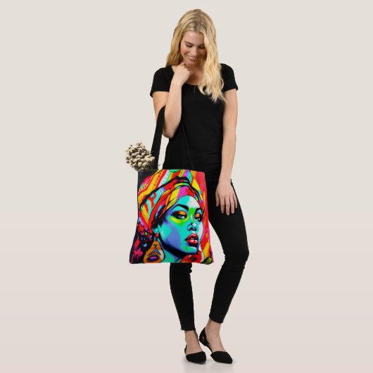 Pop Art Portrait Tasche (Am Model)