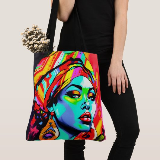 Pop Art Portrait Tasche (Von Nahem)