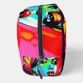 Pop Art Portrait Waschbeutel (Rechts)