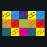 Pop Art Poster<br><div class="desc">Film Pop Art. Wenn Film Ihr Hobby,  Beruf oder Besessenheit ist,  zeigen Sie es mit großartigen Film-T - Shirt,  Tasse,  Aufklebern und mehr. Sie sind auch großartige Geschenke für andere Film-Fans!</div>