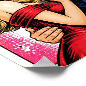 Pop Art Poster „HOT COUPLE!“ – Stylisches Paar Com (Ecke)